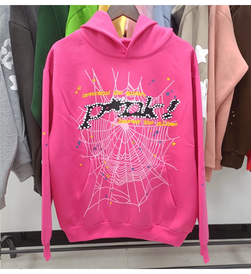 Sp5der P*NK Hoodie V1