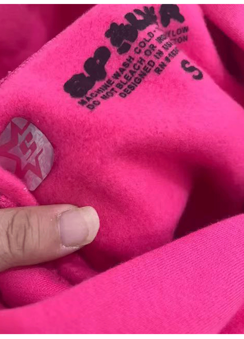 Sp5der P*NK Hoodie V1