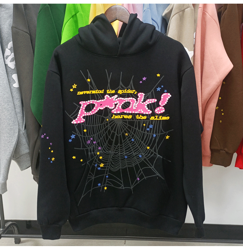 Sp5der P*NK Hoodie V1