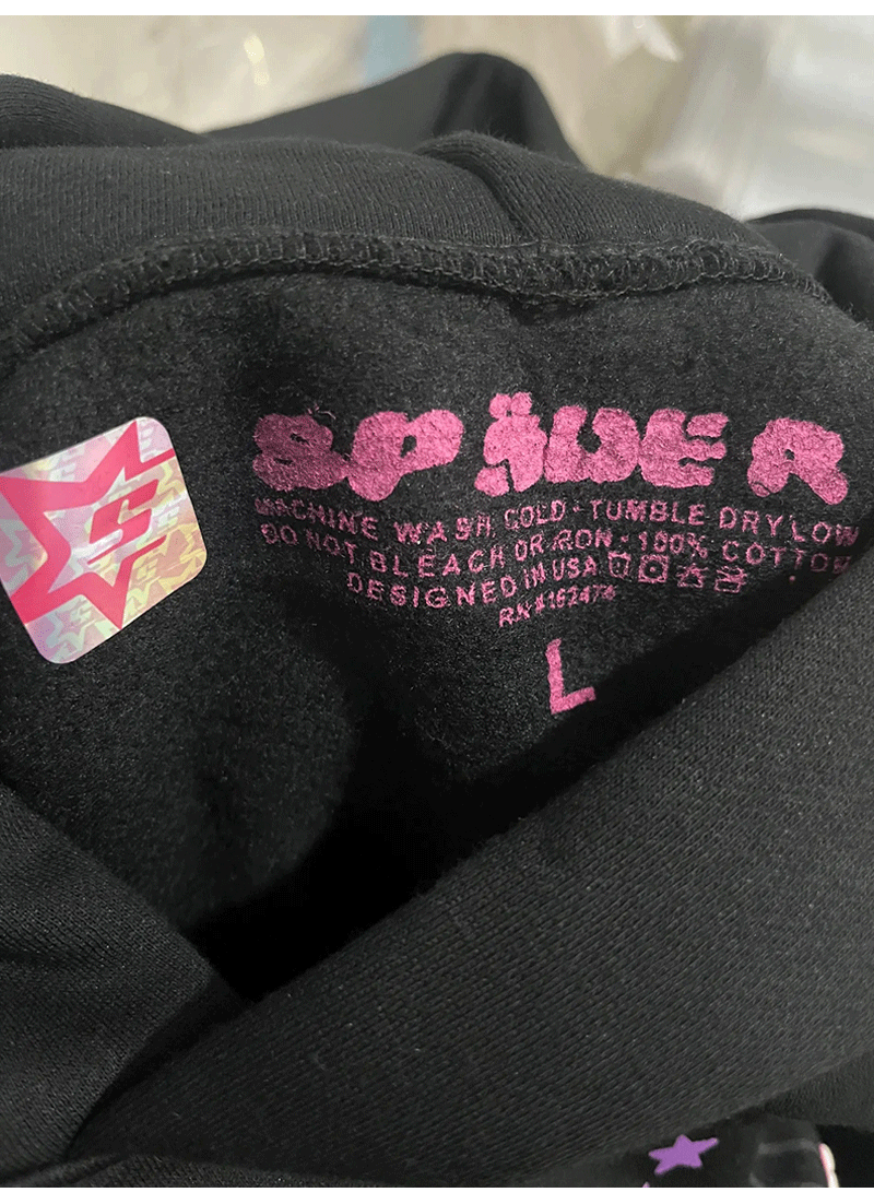 Sp5der P*NK Hoodie V1